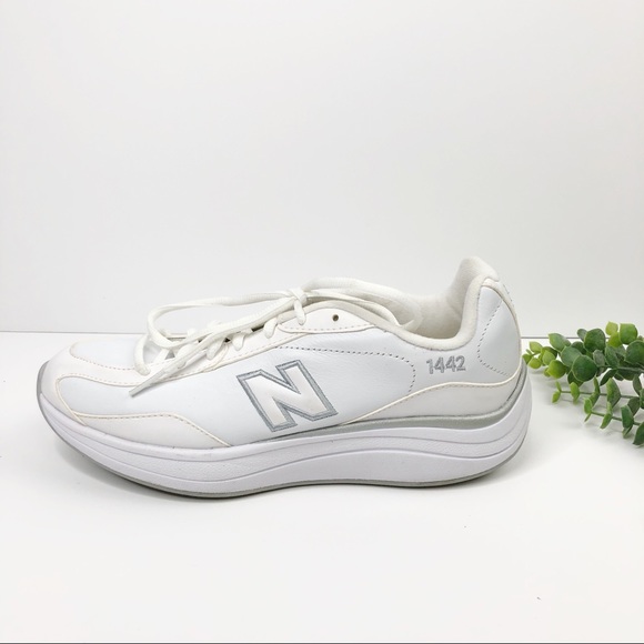 new balance silver sneakers